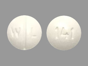 Pill WL 141 White Round is Phenobarbital