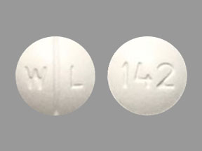 Pill WL 142 White Round is Phenobarbital