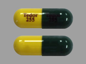 Pill Tedor 255 Tedor 255 is Phrenilin Forte acetaminophen 300 mg / butalbital 50 mg / caffeine 40 mg