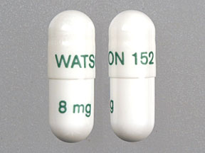 Pill WATSON 152 8 mg White Capsule/Oblong is Rapaflo