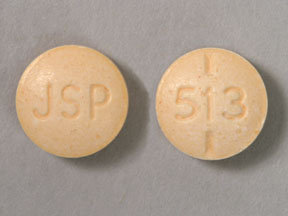 Pill JSP 513 Orange Round is Levothyroxine Sodium