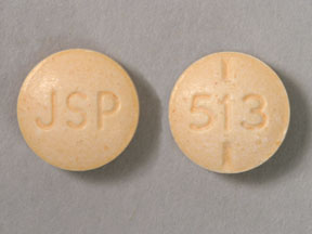 Pill JSP 513 Orange Round is Unithroid