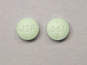 Pill JSP 561 Green Round is Levothyroxine Sodium