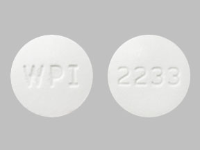 Pill WPI 2233 is Tamoxifen Citrate 20 mg