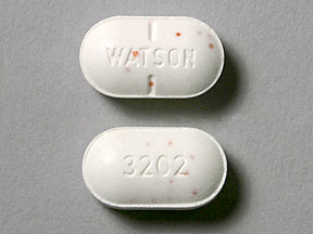 Pill WATSON 3202  Oval is Acetaminophen and Hydrocodone Bitartrate