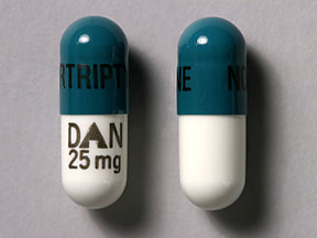 Nortriptyline hydrochloride 25 mg NORTRIPTYLINE DAN 25 mg