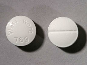 Isosorbide dinitrate 5 mg West-ward 769