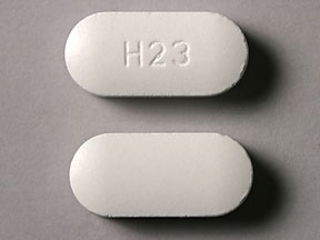 Pill H 23 White Oval is Ciprofloxacin Hydrochloride