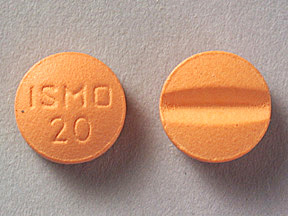Pill ISMO 20 Orange Round is Ismo