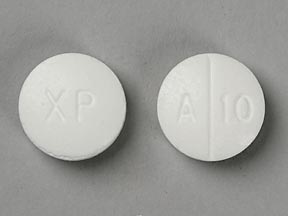 Pill XP A 10 White Round is Amicar