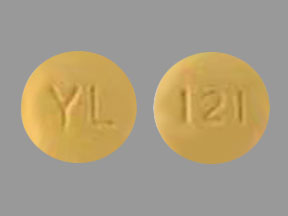 Pill YL 121 Yellow Round is Letrozole