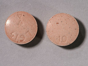 Pill 10 4197 Pink Round is Enalapril Maleate