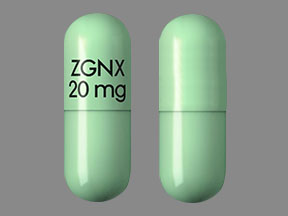Zohydro ER 20 mg ZGNX 20 mg