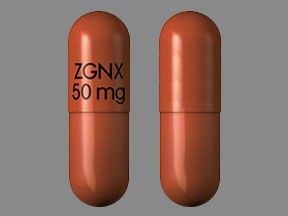 Pill ZGNX 50 mg Brown Capsule-shape is Zohydro ER