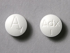 Pill Adx 1 A is Arimidex 1 mg