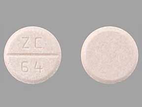 Pill ZC 64 Peach Round is Venlafaxine Hydrochloride
