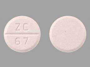 Pill ZC 67 Peach Round is Venlafaxine Hydrochloride