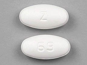 Pill Z 69 White Oval is Metformin Hydrochloride