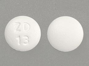 Pill ZD 13 White Round is Topiramate