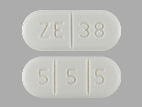 Buspirone hydrochloride 15 mg ZE 38 5 5 5