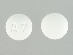 Pill A7 White Round is Anastrozole