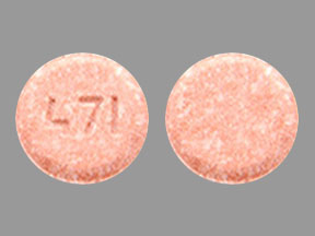 Pill 471 Brown Round is Telmisartan