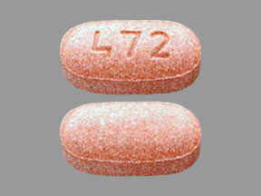 Pill 472 Brown Capsule/Oblong is Telmisartan