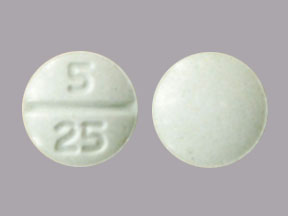 Pill 5 25 Green Round is Bumetanide