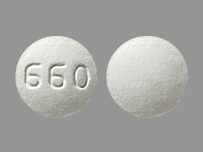Pill 660 White Round is Spironolactone