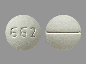 Pill 662 White Round is Spironolactone