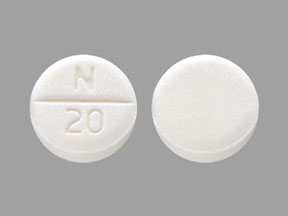 Pill N 20 is Nadolol 20 mg