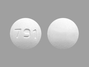 Pill 791 White Round is Acyclovir