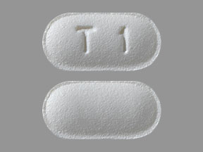 Pill T 1 White Capsule/Oblong is Tadalafil