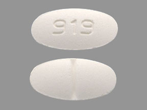 Pill 919 White Oval is Methylprednisolone