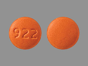 Pill 922 Orange Round is Eletriptan Hydrobromide