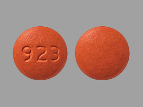 Pill 923 Brown Round is Eletriptan Hydrobromide