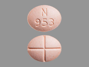 Amphetamine and dextroamphetamine 12.5 mg N 953