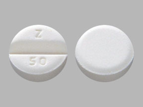 Pill Z 50 White Round is Chlorthalidone
