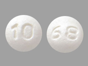 Pill Imprint 10 68 (Vardenafil Hydrochloride 2.5 mg)