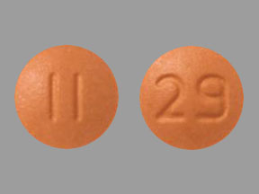 Pill 11 29 Brown Round is Chlorpromazine Hydrochloride