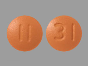 Pill 11 31 Brown Round is Chlorpromazine Hydrochloride