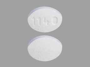 Pill 1140 Pink Oval is Fluconazole