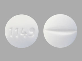 Pill 1149 White Round is Isosorbide Dinitrate