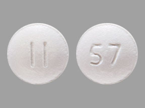 Pill 57 11 White Round is Leflunomide