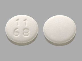 Pill 11 68 White Round is Atenolol and Chlorthalidone