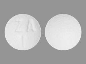 Pill ZA 1 White Round is Amitriptyline Hydrochloride