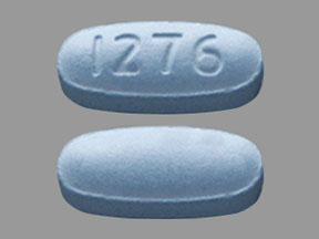 Pill 1276 Blue Oval is Deferasirox