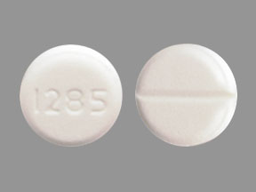 Pill 1285 White Round is Baclofen