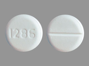 Pill 1286 White Round is Baclofen