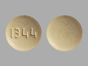 Pill 1344 Yellow Round is Ramelteon